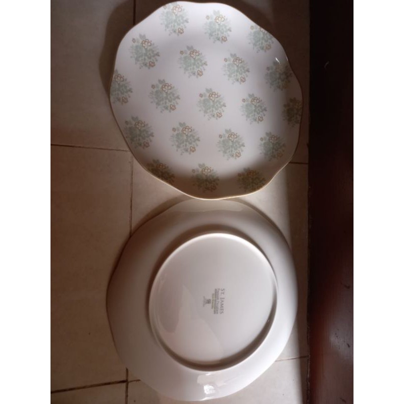 st.james wendy dinning piring makan sedang