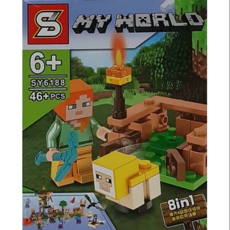 Lego Minecraft and parts edisi 32 game mine craft brick