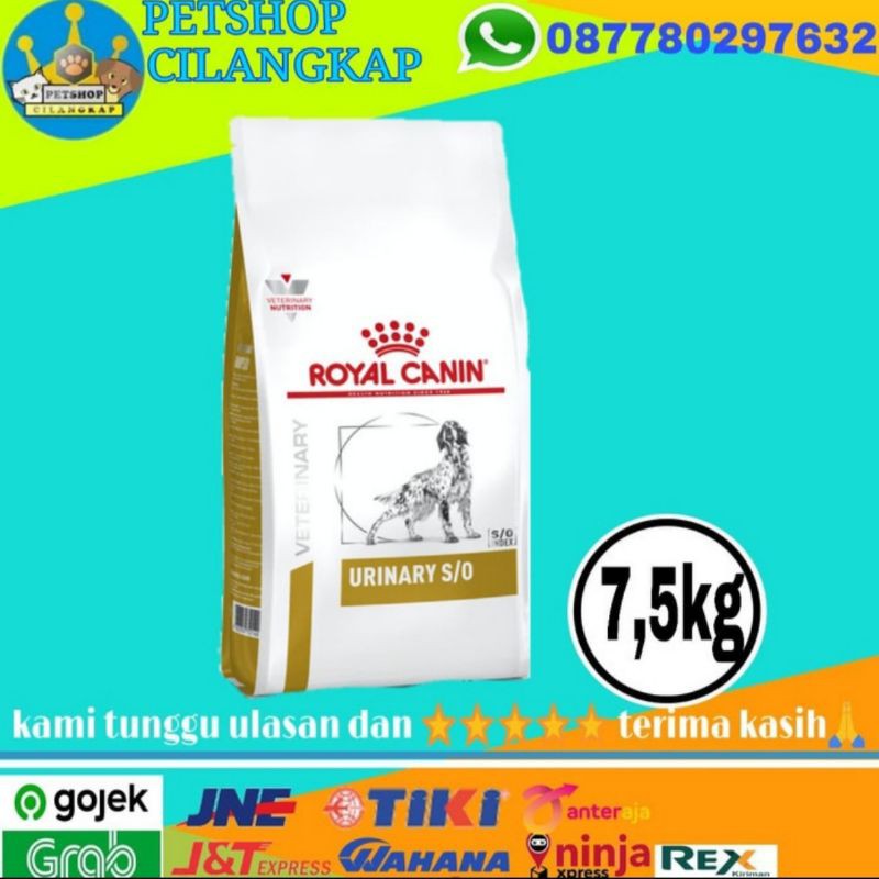 Royal Canin Veterinary Dog S/O 7,5kg | dryfood untuk gangguan kencing