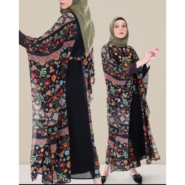 Terbaru Abaya Hikmat K3005 tanpa Kerudung