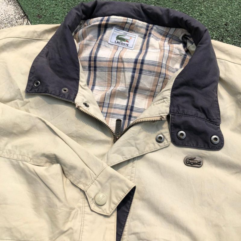 Jaket Lacoste Cream Vintage