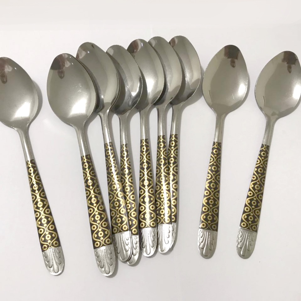 KING BALANCE sendok garpu makan batik isi 12