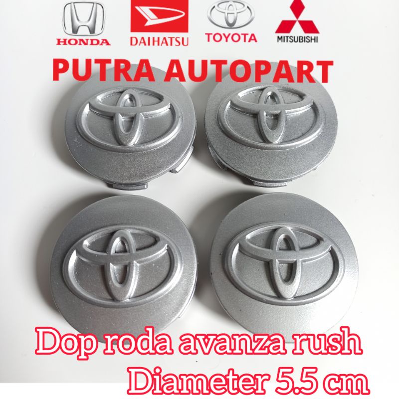 dop roda / tutup pelek avanza rush diameter 5,5