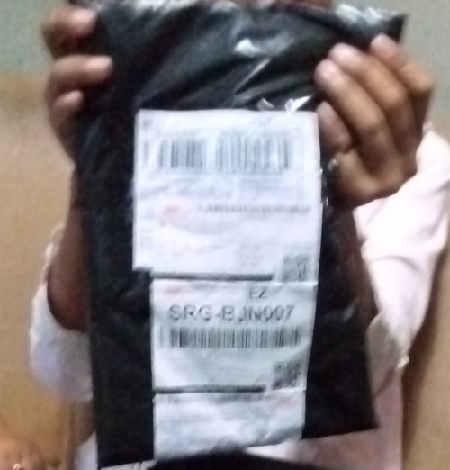 Kemeja Batik Manggar Hitam Abu