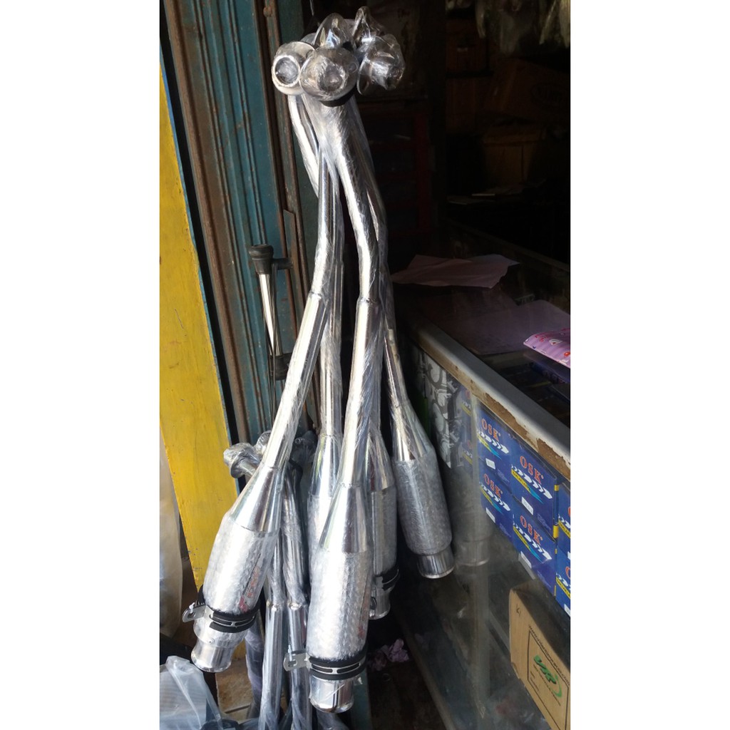 knalpot racing blade lama chrome merk csr Diskon bac 10078