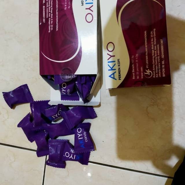 

TOP Permen akiyo asli original 1 box