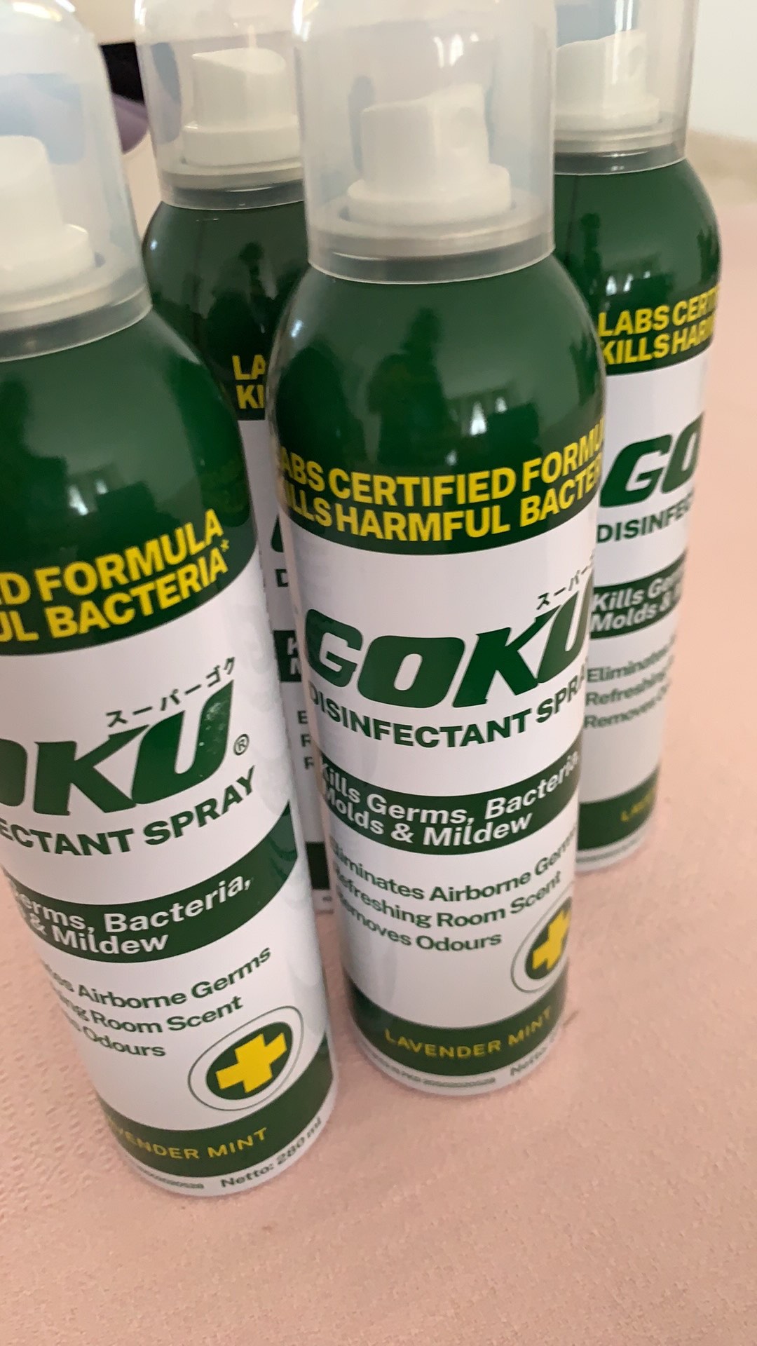 Goku Disinfectant Spray 280 Ml Twinpack