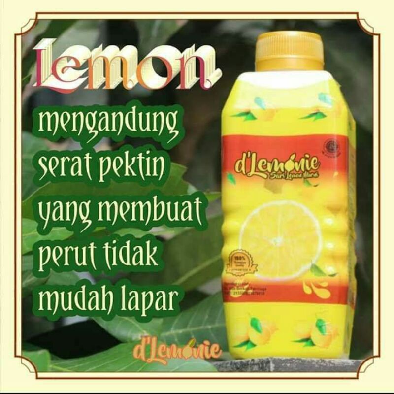 

Pelangsing Herbal // d'Lemonie // Sari Lemon Murni // Minuman Kesehatan (Premium Quality)