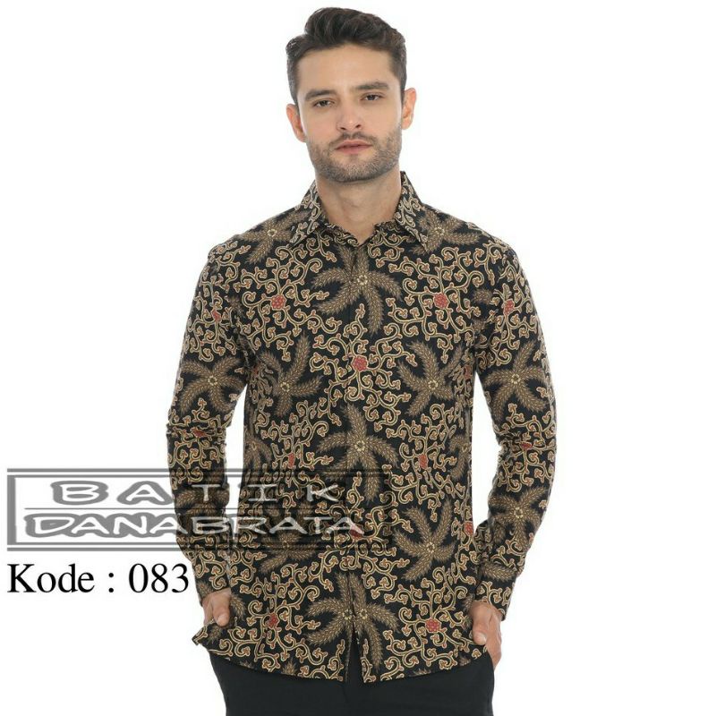 PREMIUM BEST SELLER MODERN Batik Pria Lengan Panjang Bagus Mahal Terbaru Murah Solo Jawa Kondangan.