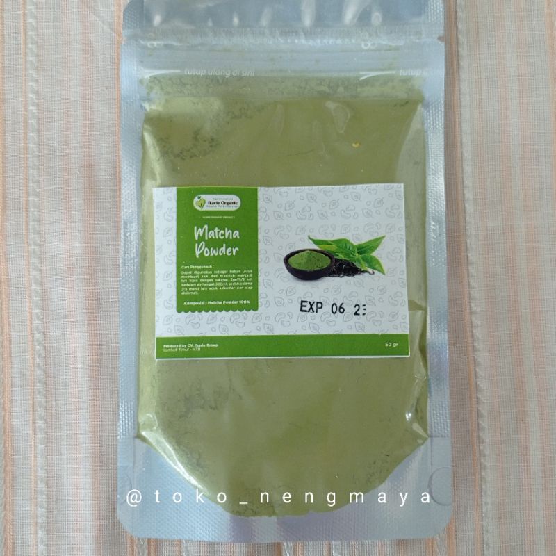 

Matcha Powder Ikarie Organic 50 gram EXP 06/25