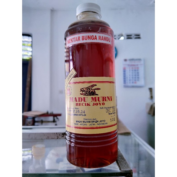 

madu Randu murni becik joyo kemasan 500ml/±670gram