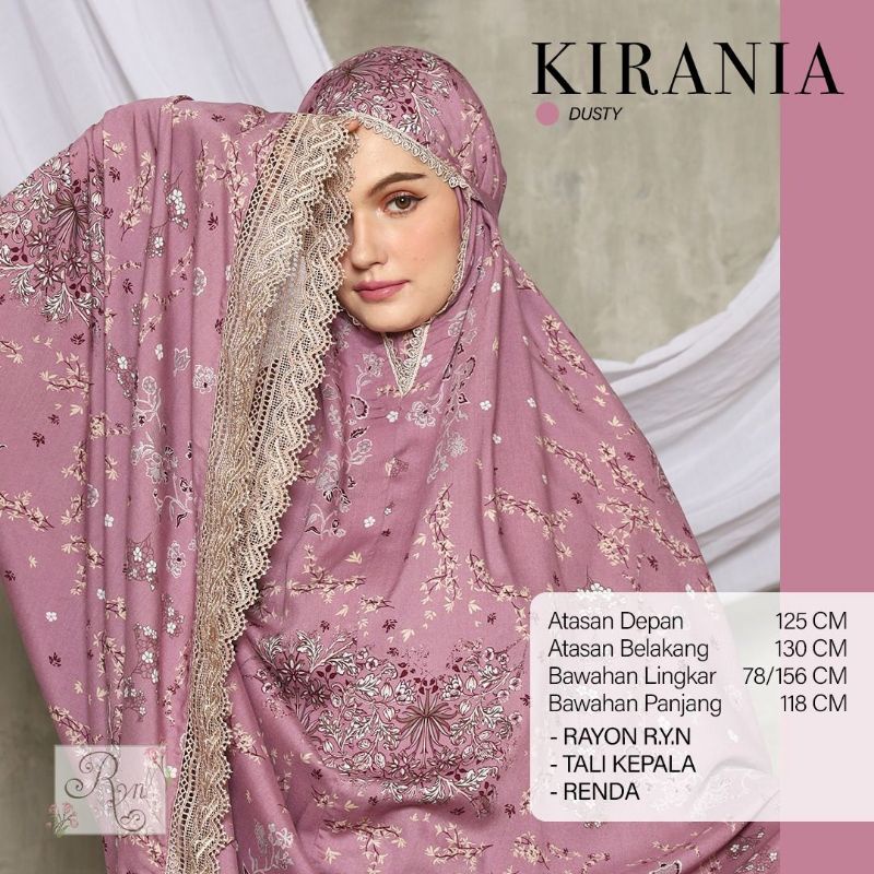 Mukena Rayyan Kirania Series Ori By RYN |Mukena Dewasa