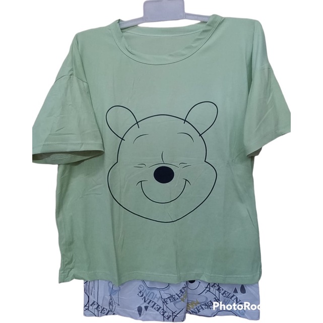 Baju tidur Pooh set jumbo