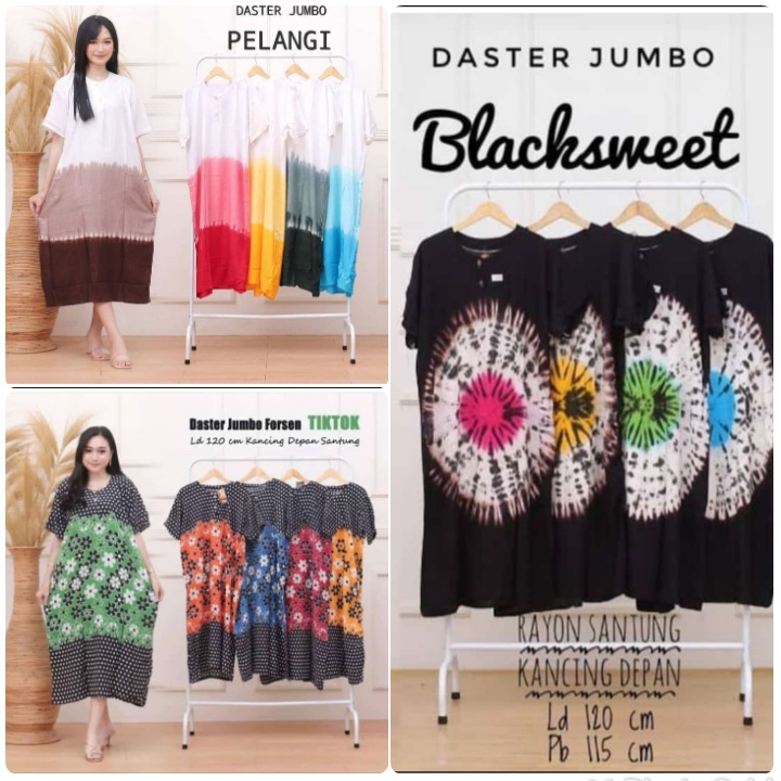 DASTER JUMBO SAKURA BLACKSWEET PELANGI FORZEN TIKTOK