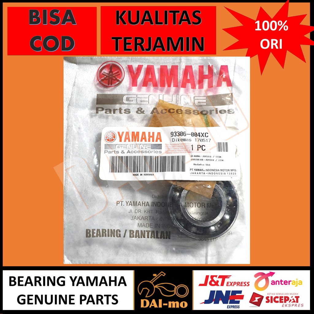 Bearing 6004 Yamaha Asli Ori/ Laher Gir Motor Vega/  Crypton/ F1ZR RX King Jupiter Z/ Z1 MX King dll