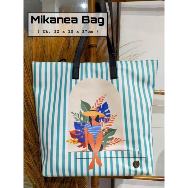 TAS TOTE MIKANEA UKURAN BESAR BRUNBRUN PARIS