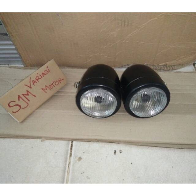 Lampu depan variasi +bohlam h4 n piting