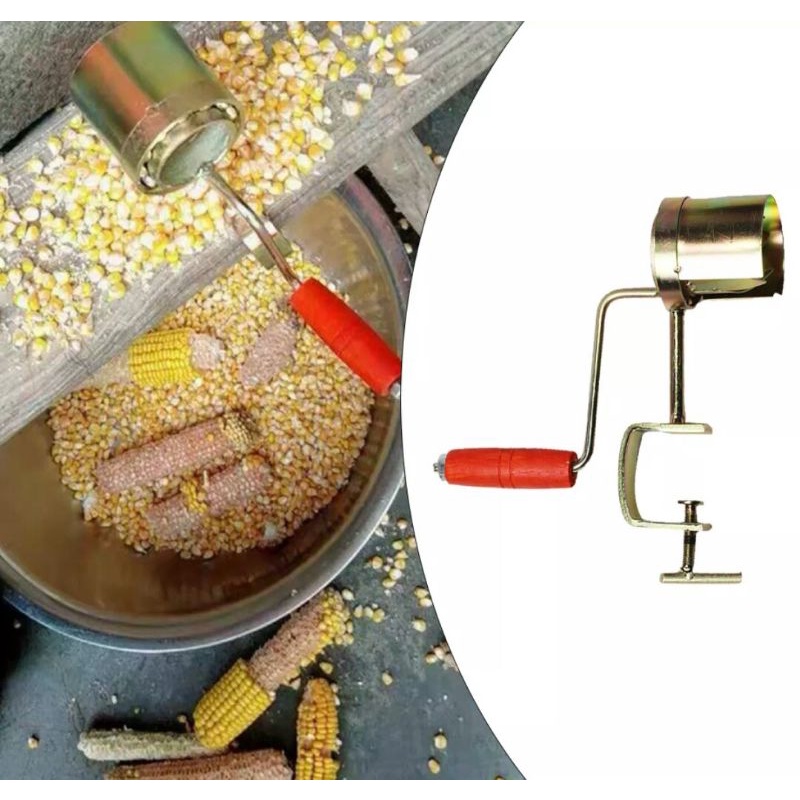 Alat perontok jagung manual