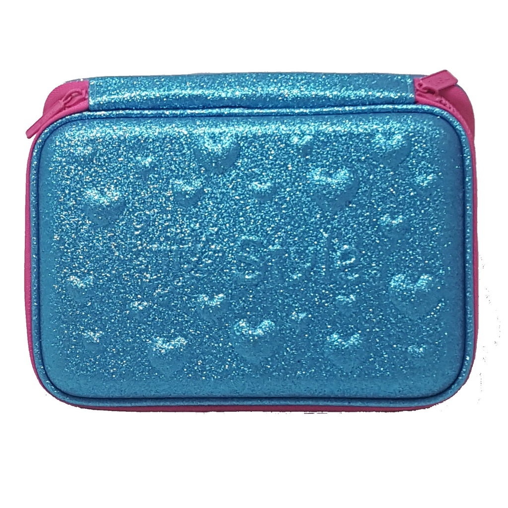 

My Style Heart Glitter Hardtop Pencil Case. Tempat Pencil Multifungsi Anak Perempuan.