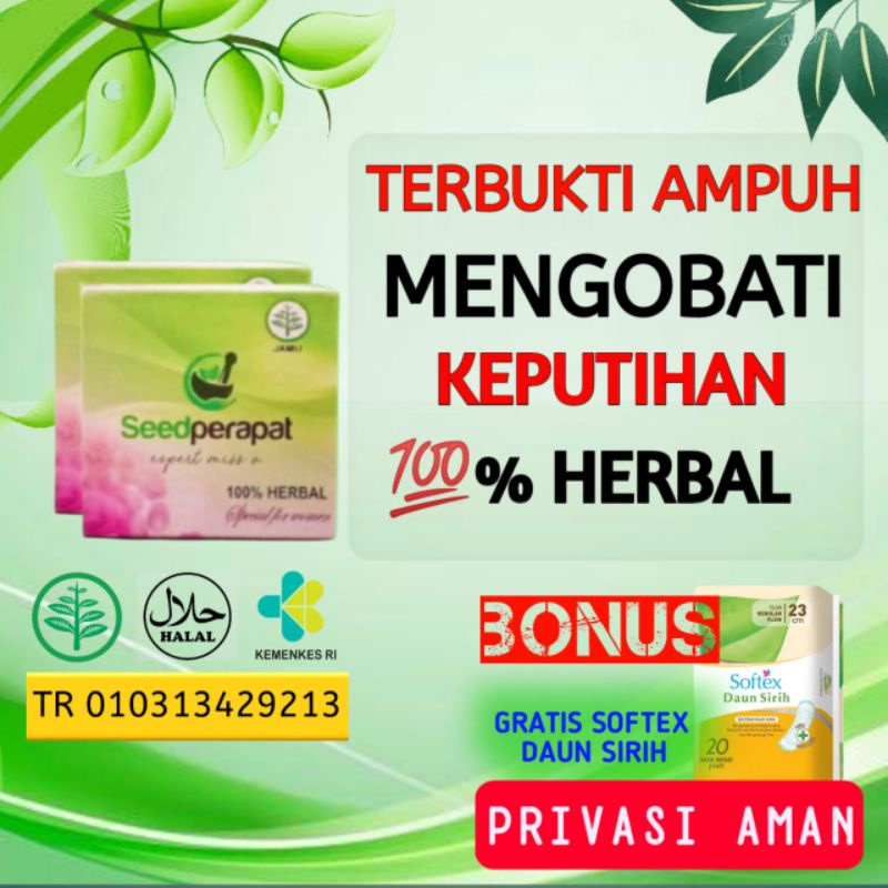 SEED PERAPAT Perapet Miss V BPOM Pil Jamu Rapet Miss V Vagina Merapatkan Miss v Kewanitaan Obat Kepu
