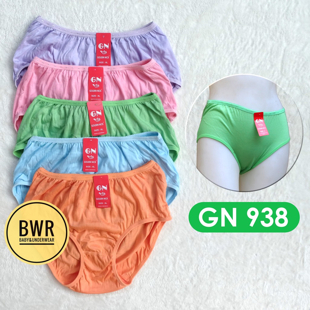 [ Ecer ] CD Golden Nick 938 | Celana Dalam Wanita Rainbow Stabilo - Bwr