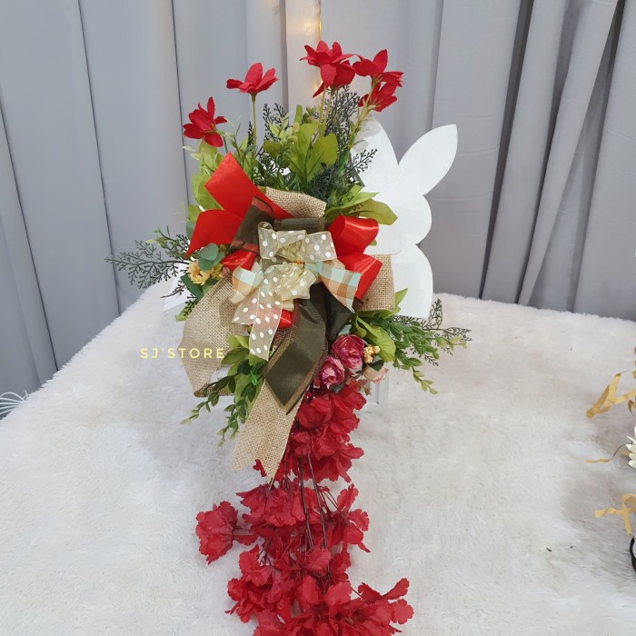 

Aksesoris dekorasi kado lucu hiasan pintu meja paskah kelinci easter