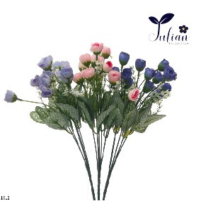 1012 Bunga Plastik Mawar Mini/ Bunga Mawar/ Bunga Plastik/ Bunga Hias/ Bunga Palsu