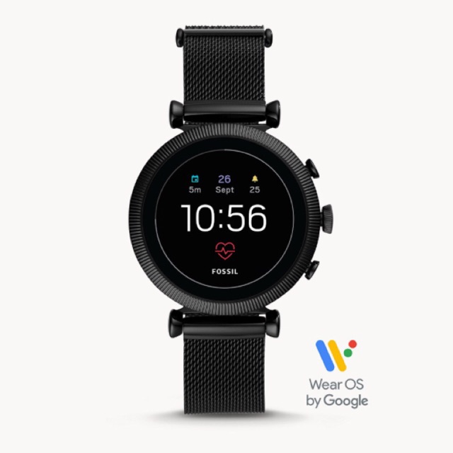 Gen 4 Smartwatch Sloan HR Black Stainless Steel Mesh FTW6050