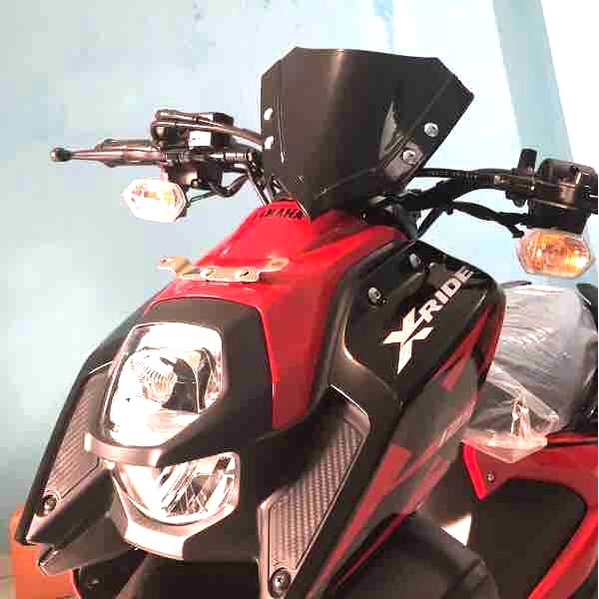 VISOR XRIDE NEW 125 -XRIDE OLD 115 CC WINSIL PLUS BREKET YAMAHA MATIC XRIDE NEW XRIDE LAMA ALL XRIDE