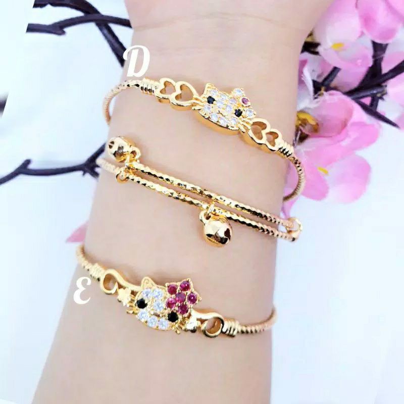 Gelang anak Goten xuping bell hello Kitty [GA-35]