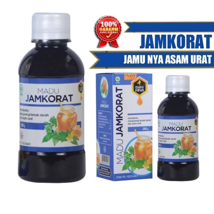 MADU JAMKORAT ASLI Penurun Kolesterol dan Asam Urat Terlaris Isi 280 gr