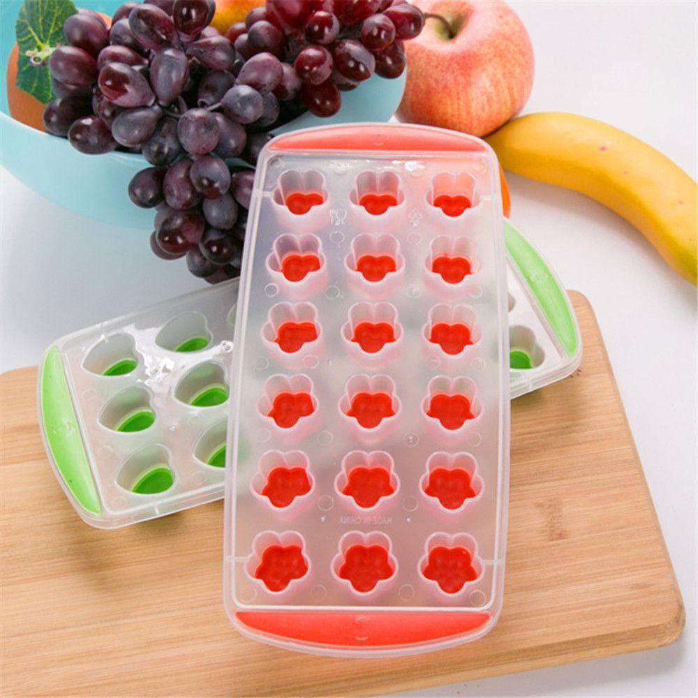 Top Ice Cube Tray DIY Puding Jelly Silikon