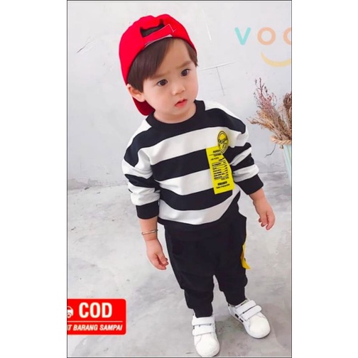 MALIKIN JOGER ANAK 1-2-3 unisex/STELAN ANAK/SWEATER  STELAN ANAK