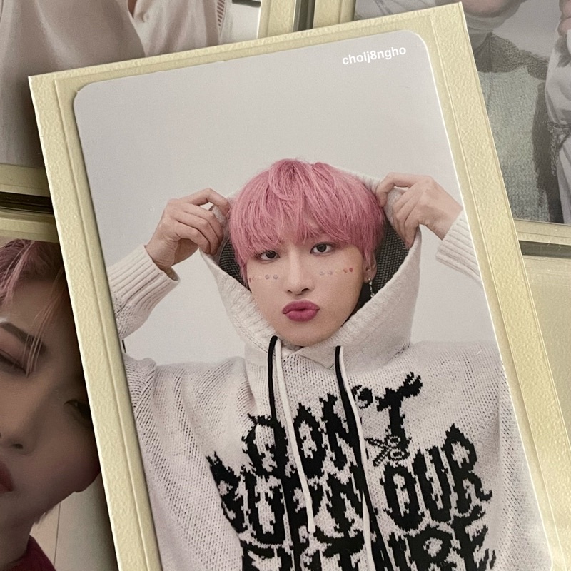 PHOTOCARD PC ATEEZ SEONGHWA FEVER PART 3 WONDERWALL 3.0 FACE DECO