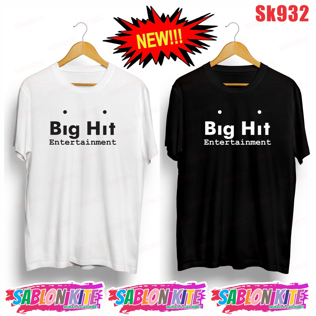 MURAH!!! KAOS KPOP BIGHIT BIG HIT SK932 UNISEX COMBED 30S