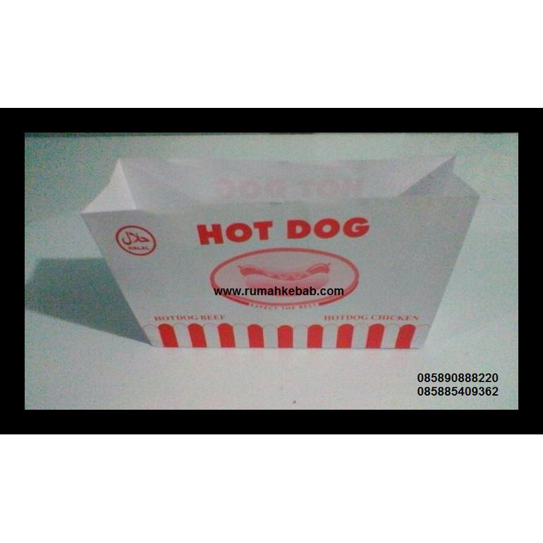 

KANTONG KERTAS HOTDOG 1 PACK 100 PCS BERKUALITAS