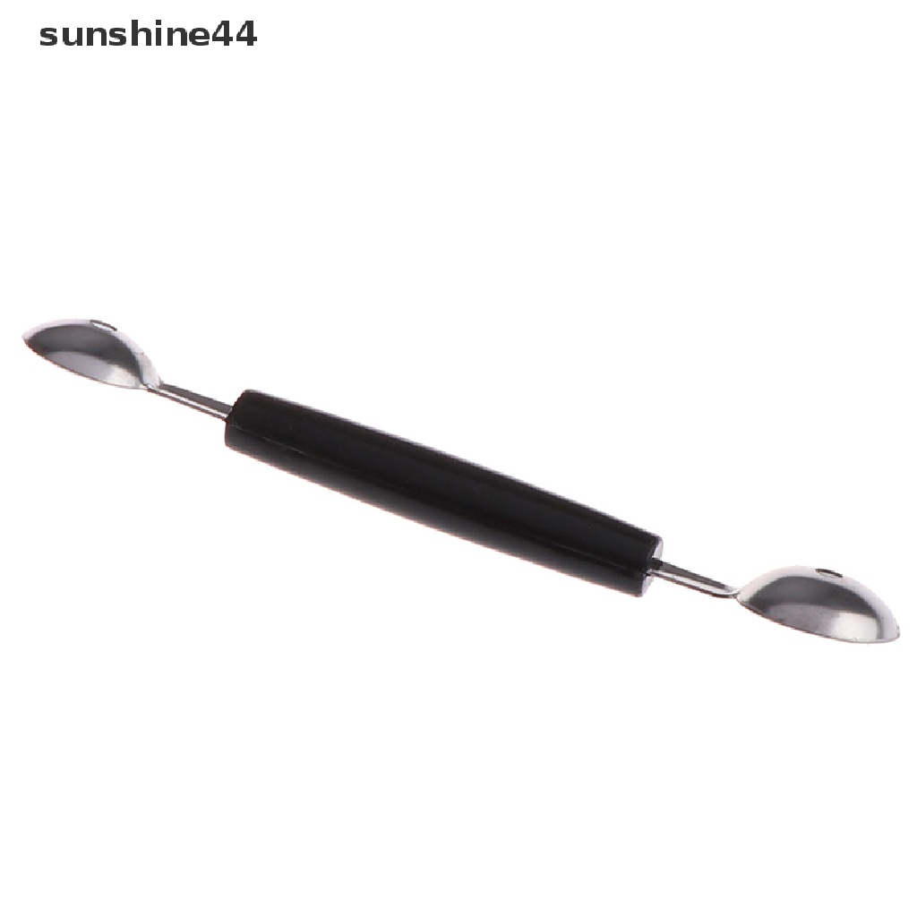 Sunshine Sendok Scoop Es Krim Dua Sisi Bahan Stainless Steel