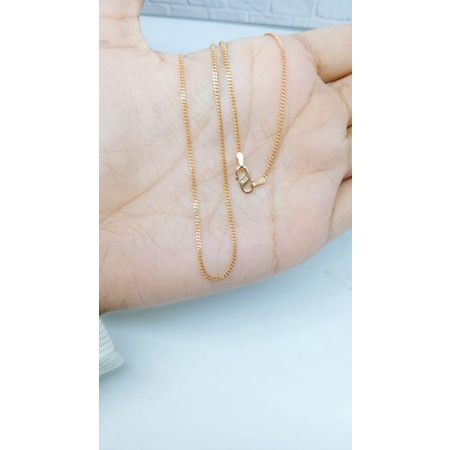 KALUNG RANTAI STANG MINI + LIONTIN LOVE PANAH MP / KALUNG PERAK ASLI SILVER 925 LAPIS EMAS/ KALUNG FASHION WANITA TERBARU
