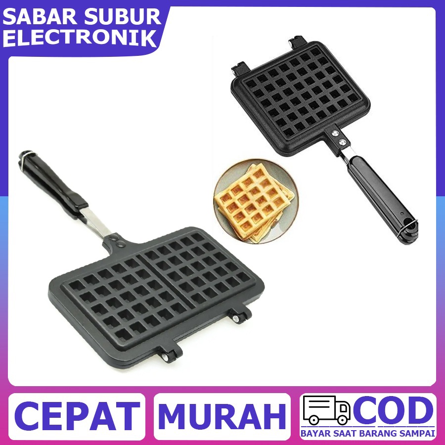 TERLARIS - Waffle Maker Murah/Croffle Maker/Cetakan Waffle Manual/Cetakan Waffle Tanpa Listrik/Cetak