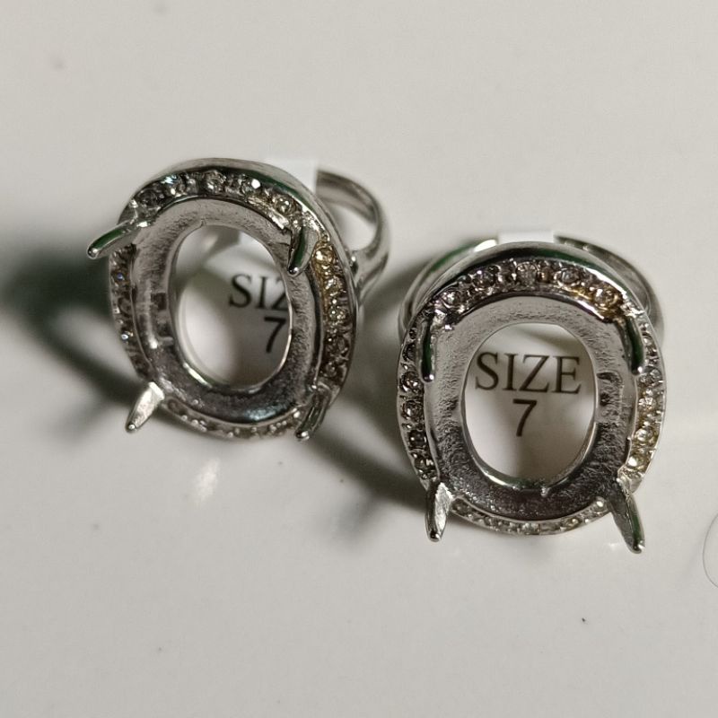 Ring cincin batu akik titanium wanita