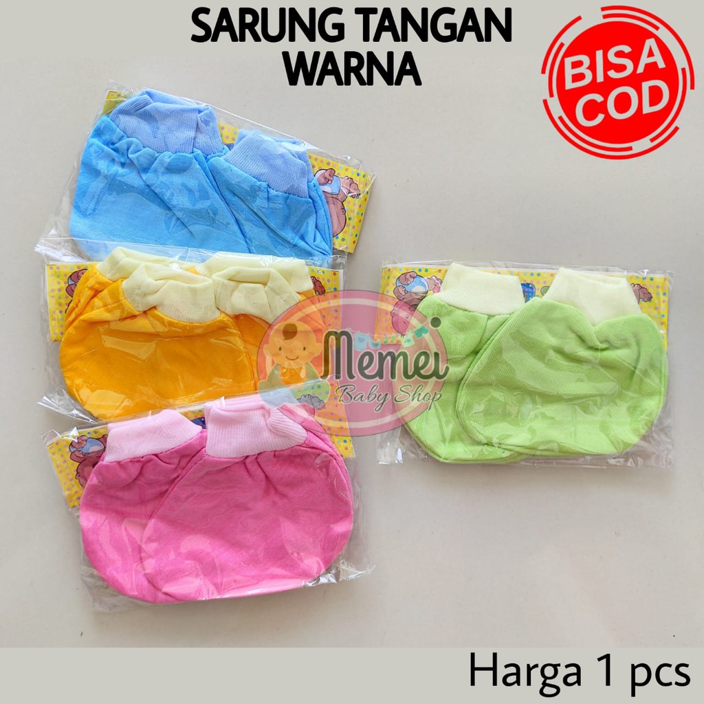 Sarung tangan dan kaos kaki bayi WARNA perlengkapan bayi lahir