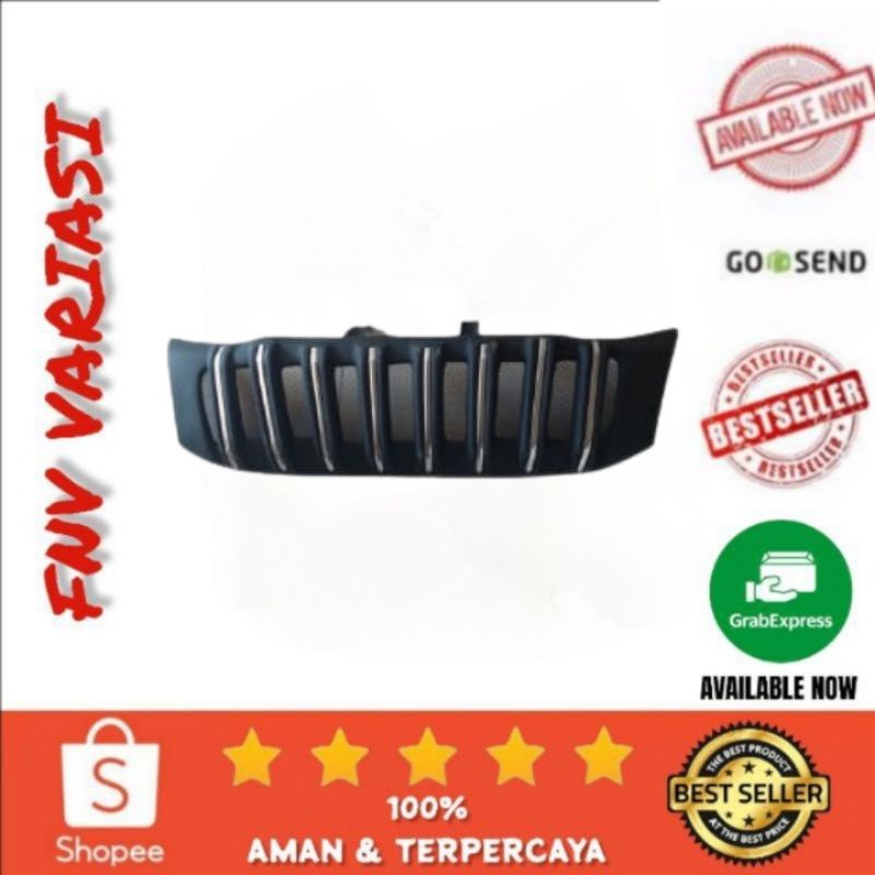 Grill Depan Kap Mesin Fiber Avanza Old, Hilux 2012, Sigra 2018, Rush 2016, Innova 2011 Model Apollo