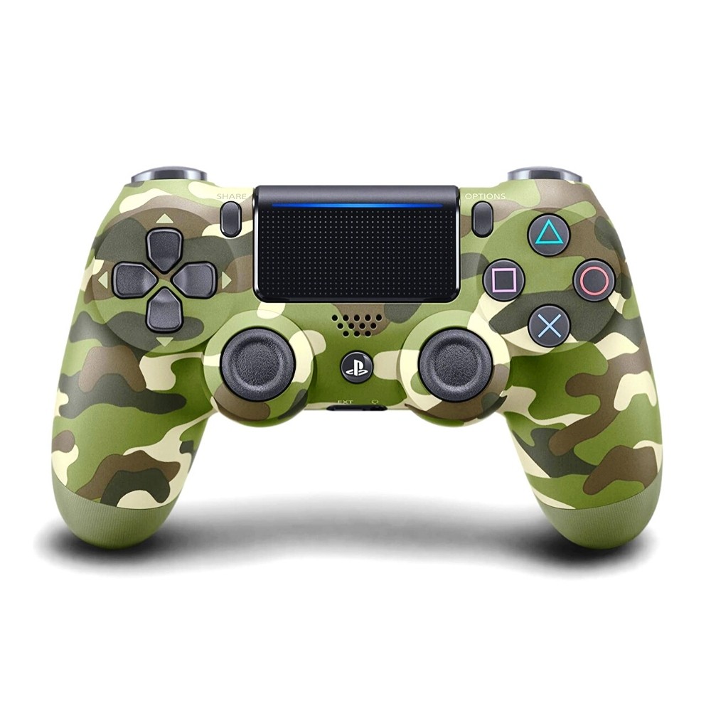 ⭐ GREEN CAMOUFLAGE ⭐ for PS4 | controller joystick stick stik aksesoris kaset bd dvd cd game ps4 ds4