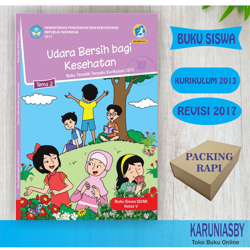 Buku Tematik SD Kelas 5 Tema 2 Udara Bersih bagi