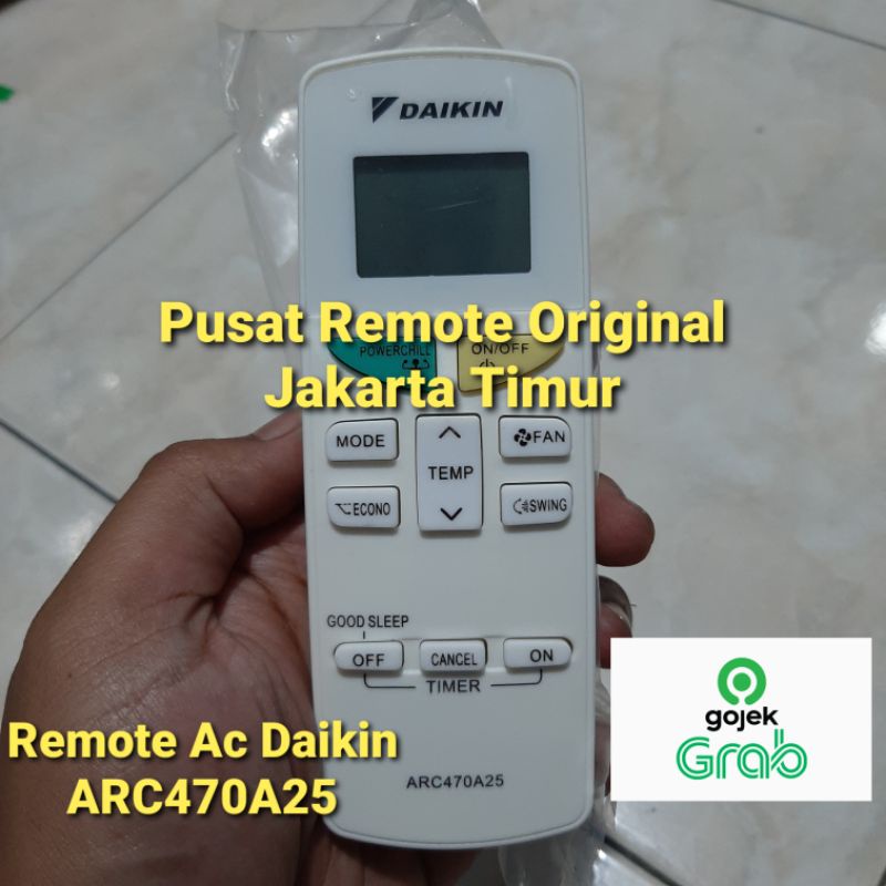 REMOTE REMOT AC DAIKIN ARC470A25 ORIGINAL