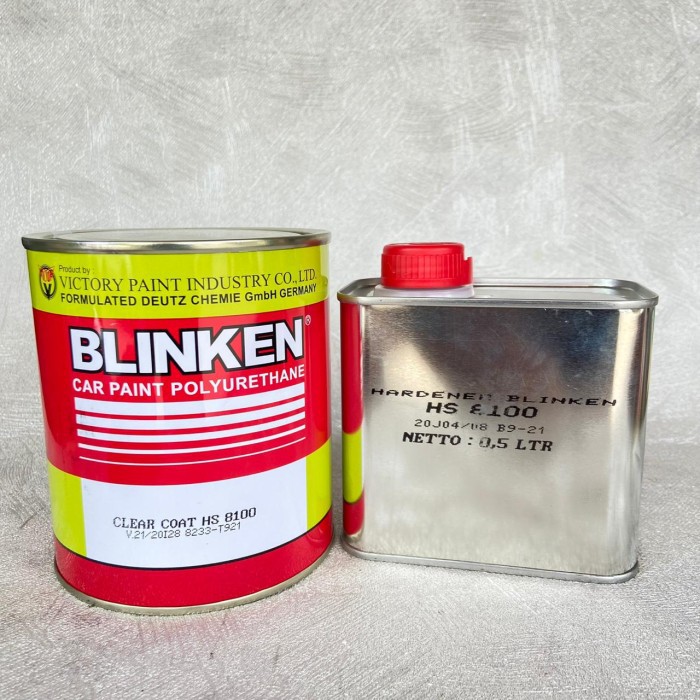 Clear Coat Blinken HS 8100 + Hardener 1,5L Pernis Clearcoat Vernish