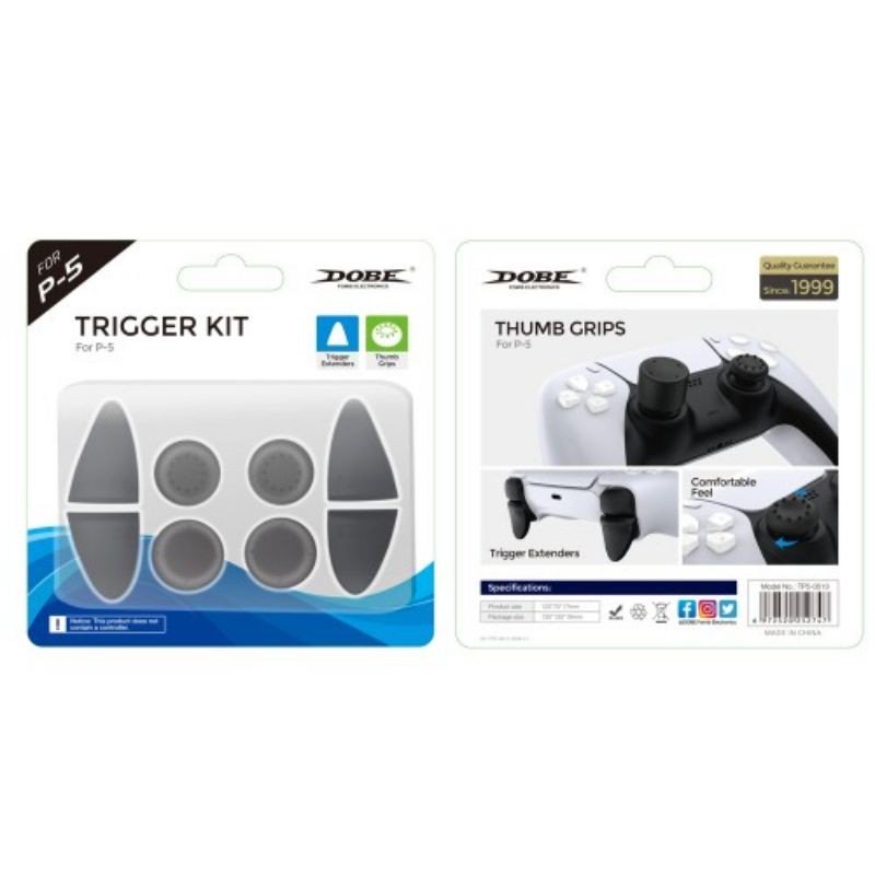 Dobe Trigger kit 8 in 1 Thumb Grip Stick P5 DualSence