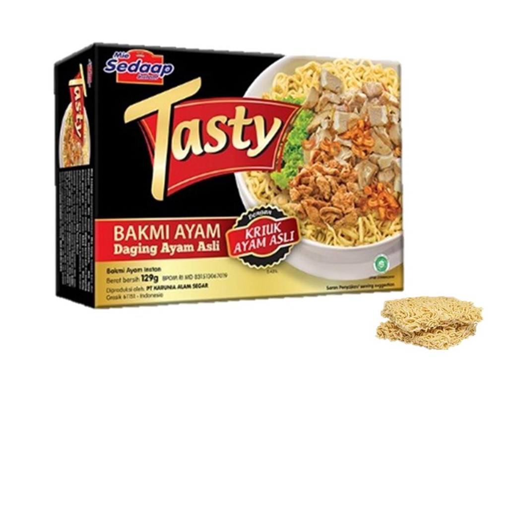 

[KODE 87] Mie Sedaap Tasty x DindaPS (12 Bakmi Ayam) - Free Totebag & Kartu Ucapan Lebaran TERBARU..