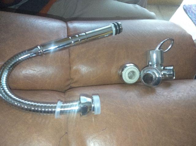 Kran Angsa Flexible Chrome Engkle 1/2