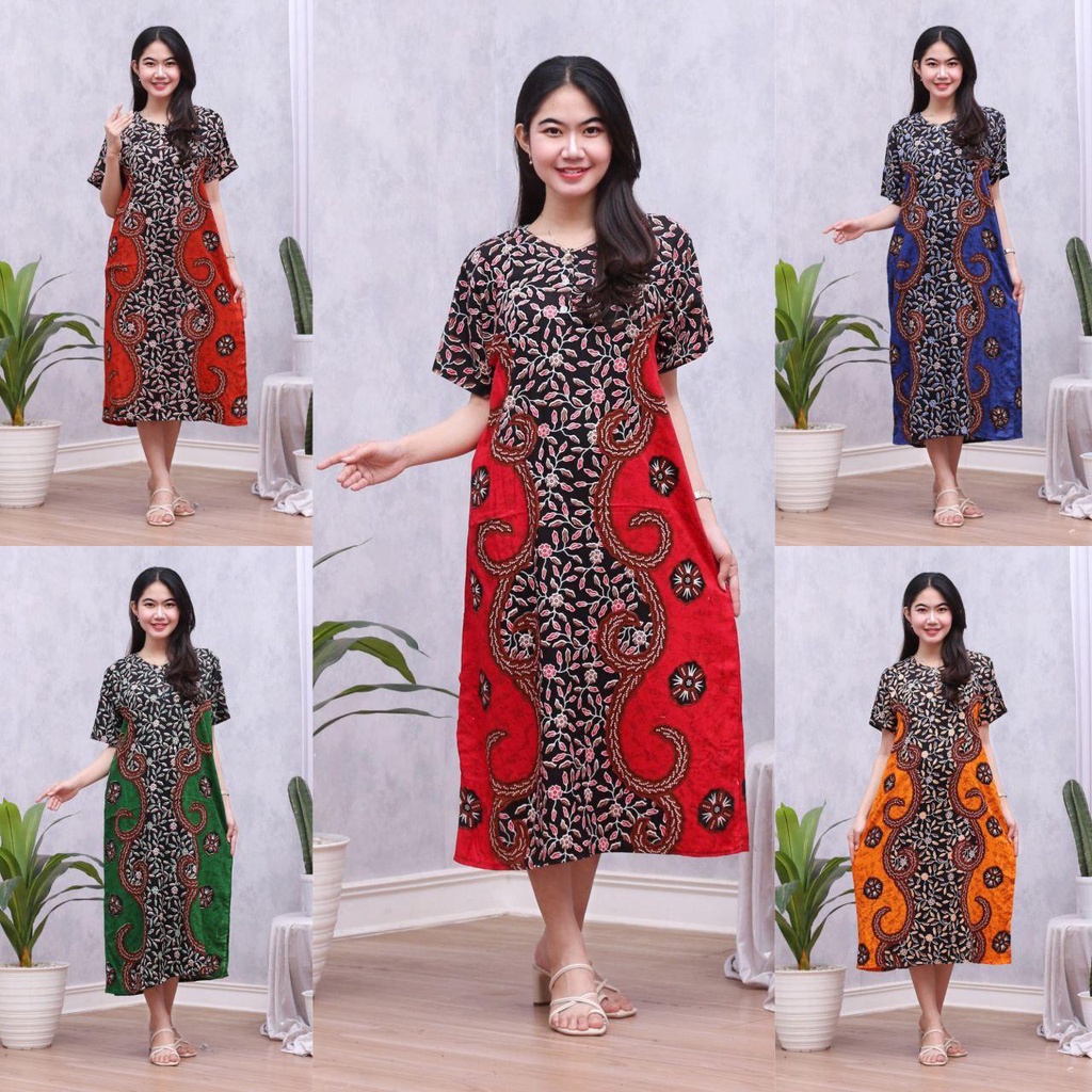 Daster Batik CORDELIA Dater Busui Daster Cantik Baju Tidur Baju Santai Baju Batik